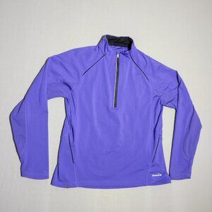 Diadora athletic sweatshirt women's size L purple colour long sleeve runner